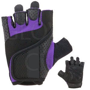 Gants d'entraînement en cuir de gymnastique demi-doigt pour femmes de la meilleure classe Logo personnalisé pour l'haltérophilie Fitness pour GANTS City Sialkot - Product Image 1