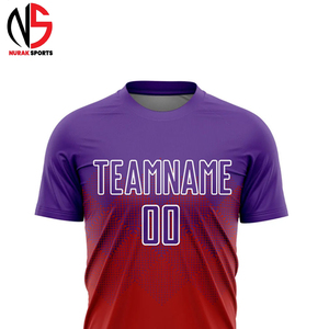Maillot de football unisexe personnalisé à manches courtes, léger, respirant et à séchage rapide, par Nurak – Produit de qualité supérieure en 2026 - Product Image 4