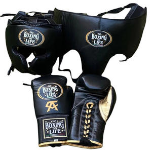 Ensemble de sparring professionnel en cuir de vachette véritable, personnalisable, séchage rapide, toutes couleurs disponibles, le plus vendu, « No Boxing No Life » - Product Image 3