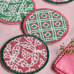 Posavasos de Vidrio Económicos con Diseño de Frutas, Decoración de Mesa con Cuentas, Tapetes y Almohadillas para el Hogar, Hotel o Bar, Diseño Único - Product Image 6