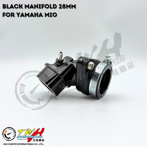 Pièces de moto de course TWH MIO 28 mm noires pour YAMAHA - Product Image 6