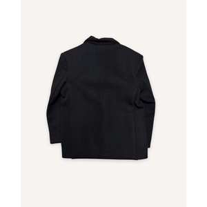 Blazer noir texturé formel pour garçons - Product Image 4