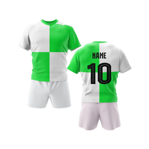 Conjunto Deportivo Ecológico con Diseño de Cuello Alto, Impresión por Sublimación Completa, Camiseta y Pantalones Cortos, Personalización con Impresión Frontal - Product Image 4