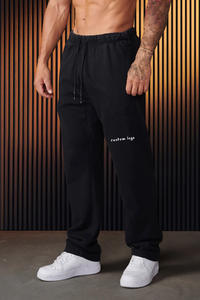 High Quality <b>Baggy</b> Sweatpants MenCustomize High-Quality <b>Men's</b> Gym Sports Pants & <b>Trousers</b> Casual Plus Size Stacked Cotton - Product Image 3