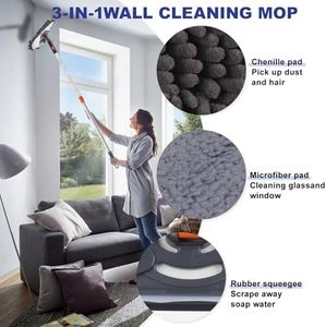 Mopa Plana Deslizante con Palo de Aluminio KSR, Diseño Recargable y Sostenible, Hilo de Algodón Resistente (Capacidad de Carga >10 kg) - Product Image 3