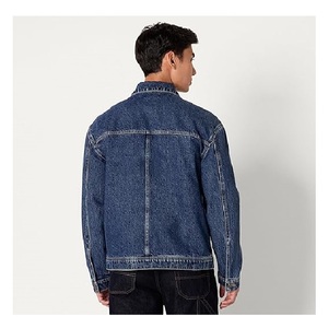 Bangladesh manufacture export Men's Bomber <b>Jackets</b> Fashionable denim best of selling from Bangladesh factory price - Product Image 2