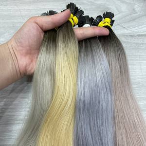 Extensiones de Cabello con Punta Plana Recta de Proveedor Líder, Muchos Colores, Cabello Humano Vietnamita 100% - Product Image 1