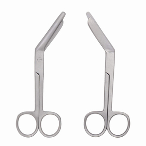 Ciseaux chirurgicaux à finition sablée en métal, manuels, pour la coupe de bandages et les soins infirmiers – Meilleur prix - Product Image 4