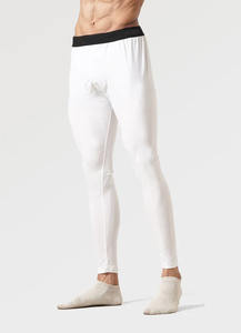 Leggings Deportivos de Compresión Negros para Hombre, Personalizados al por Mayor, para Gimnasio, Running y Fitness, Cintura Elástica, 220g - Product Image 4