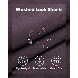 Shorts de jogging d'été pour hommes 100% coton, taille élastique ample, confortables, légers, respirants, pour sports de plein air - Product Image 5