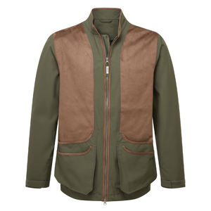 Gilet de tir personnalisé pour homme en softshell Gamekeeper, respirant, en velours côtelé pour le tir au pigeon et au clay en hiver - Product Image 1