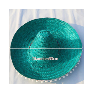 Outdoor <b>Summer</b> Mexican <b>Straw</b> <b>Hat</b> Bulk Supply Sombrero Vietnam Manufacturer - Product Image 6