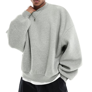 Sweat-shirt à col rond en molleton polyester/coton pour homme, coupe ample, manches longues, anti-boulochage, style sportif, pour l'hiver, motif araignée personnalisé - Product Image 3