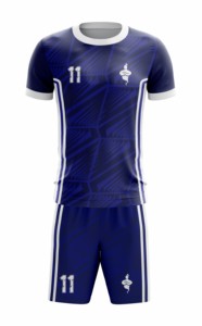 Uniforme de football à manches courtes personnalisé, haute qualité, 100% polyester, séchage rapide, vêtements d'équipe pour hommes, été - Product Image 4