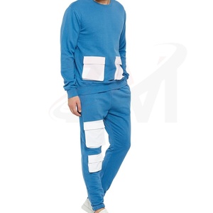 Chándales ajustados para hombre con logo personalizado, chándal deportivo con franjas laterales, chándal de forro polar transpirable, chándal cómodo para invierno. - Product Image 1