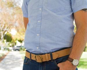 Cinturones de Cuero Genuino para Hombre de Alta Calidad, Ligeros, Transpirables, Casuales, para Vestir, para Uso en Exteriores, Servicio OEM - Product Image 3