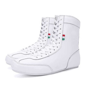 Chaussures de boxe personnalisées en gros, chaussures de lutte professionnelles, chaussures de combat, chaussures de fitness, chaussures d'entraînement de gym, chaussures de boxe unisexes - Product Image 5