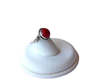 Bague Cocktail en Larimar Naturel, Argent 925, pour Femme, Personnalisable, Technologie OEM, Style Signature Bandeau - Product Image 1