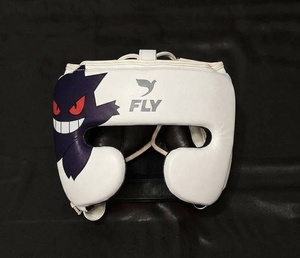 RTS Wholesale Price <b>Top</b> Quality Custom Made Printed Leather <b>White</b> Fly Sparring Set <b>Laced</b> Closure Breathable Fly Boxing Set - Product Image 5
