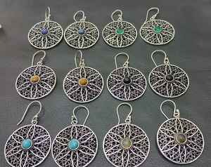 Pendientes étnicos de boda joyería India hecha a mano para mujeres proveedores al por mayor joyería nupcial única joyería fina tradicional - Product Image 3