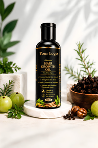 Aceite Avanzado para el Crecimiento del Cabello 100ml, Aceite Natural a Base de Hierbas Contra la Caída del Cabello, Tratamiento para el Recrecimiento del Cabello y Cuidado del Cuero Cabelludo, Fabricación OEM de Marca Privada - Product Image 5