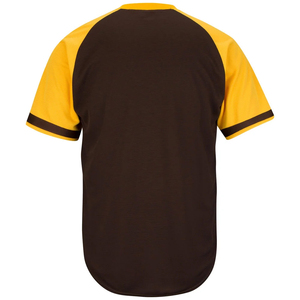 Maillot de baseball professionnel OEM, uniforme d'équipe, manches courtes, imprimé, grande taille, séchage rapide, respirant, polyester, vêtements de sport - Product Image 2