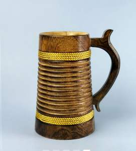 Tasses décoratives en bois qui apportent un charme inspiré de la nature aux espaces de repas, cafés, restaurants et maisons - Product Image 1