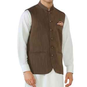 Gilets sans manches pour hommes aux designs uniques, vêtements traditionnels tribaux afghans à la mode, gilets respirants en velours pour hommes - Product Image 1