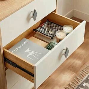 Manufacturer Supply Modern Rhombus Aluminum Alloy Cabinet Handle with Acrylic <b>Insert</b> for Kitchen Nightstands <b>Wardrobe</b> Drawer - Product Image 6