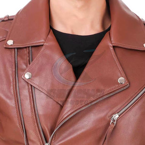 Chaqueta de cuero para hombre a bajo precio, talla grande, informal, de cuero genuino, a la moda, para invierno, hecha en Pakistán. - Product Image 6