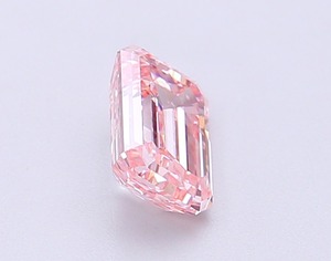 Diamant rose intense fantaisie de 0,97 carat, taille émeraude, cultivé en laboratoire CVD, clarté VS1, excellente taille, pierre précieuse non montée pour la création de bijoux - Product Image 6