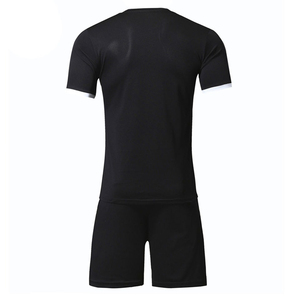 Tenue de football personnalisée OEM, ensemble de maillots de sport avec logo d'équipe, nom et numéro, tissu polyester 220G - Product Image 6