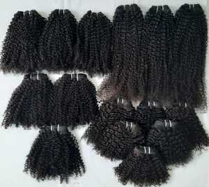 Extensiones de Cabello Humano Real con Cierre de Encaje HD Remy Virgen de la India del Sur, Textura Lisa y Rizada, Todos los Tamaños - Product Image 3