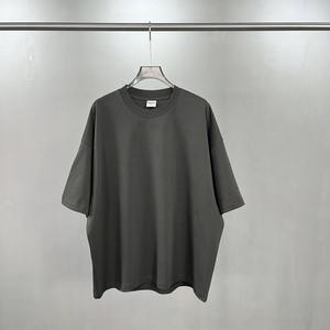 High Quality 100% Cotton 275 Grams Heavyweight Blank Custom Designer <b>Shirt</b> Boxy Oversized <b>T</b>-<b>shirts</b> for <b>Men</b> - Product Image 6