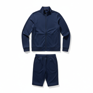 Wholesale Price Men's Plain Casual Sweatsuit Solid Breathable Training 2 Piece Set Cotton Unisex <b>Tracksuit</b> For Adults - Product Image 1