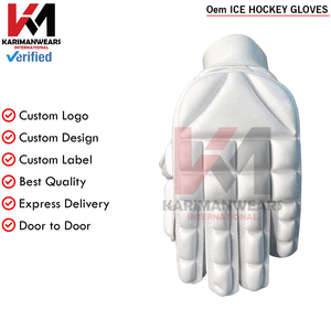 Guantes de Hockey sobre Hielo Antideslizantes con Logotipo Personalizado y Cierre de Velcro para Entrenamiento y Partido, Protección OEM - Product Image 2