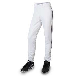 Plain Blank Button Down Closure <b>Baseball</b> Softball Uniforms Polyester Knit Jerseys Matching Performance Pants Sets In Low MOQ - Product Image 2