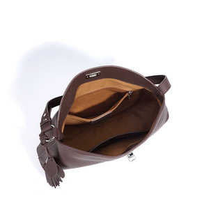 Wholesale High Quality Single <b>Strap</b> Genuine Leather Handbags Ladies <b>Shoulder</b> Bags Crossbody Women Tote Bag. - Product Image 3