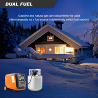 Hwasdan Fabrikpreis LPG Gas Stromgenerator Dual-Fuel-Generatoren für Zuhause