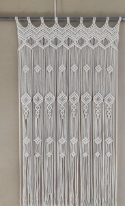 Macrame <b>Curtain</b>, Macrame Hanging, Wedding Backdrop, Boho Home Decor - Product Image 2