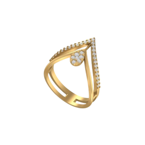 Anillo de Diamante de Lujo Cultivado en Laboratorio, Oro, Engaste de Bisel Oeste-Oeste, Corte Ovalado, Anillos de Compromiso para Mujer, Joyería - Product Image 1