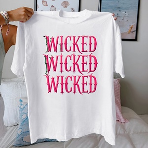 Camiseta gótica WICKED de algodón puro para mujer, ajuste cómodo - Product Image 3