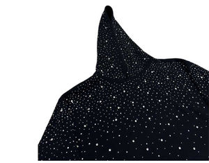 Sudadera con Capucha Negra para Hombre, Estilo Casual, Tejida, 100% Algodón Ecológico, con Bolsillo de Pedrería, Corte Regular - Product Image 3