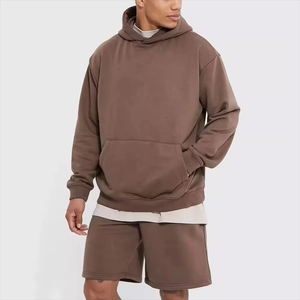 Conjunto de Shorts y Sudadera con Capucha para Hombre, Conjunto de Shorts y Sudadera con Capucha Personalizado con Logotipo, Conjunto Unisex de Sudadera con Capucha y Shorts en Venta - Product Image 3