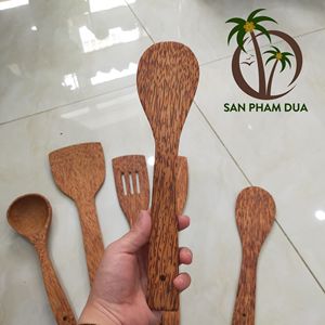 High Quality Coconut Wooden Utensils for <b>Kitchen</b> <b>Decor</b> Wholesale Vietnamese Coconut Wood Kitchenware Quality Home <b>Decor</b> - Product Image 5