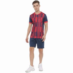 Uniforme Personalizado de Voleibol para Hombre, Conjunto de Camiseta y Pantalones Cortos, Impresión por Sublimación, Nombre del Equipo, Cintura Elástica, Secado Rápido, 100% Alta Calidad - Product Image 1
