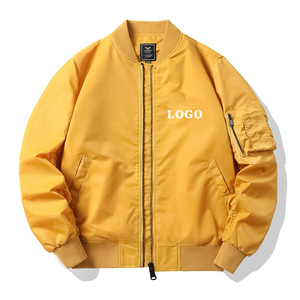 Vestes bomber chaudes pour hommes à prix de gros, personnalisées, coupe-vent, en tissu nylon/polyester pour l'extérieur, pour l'hiver - Product Image 1