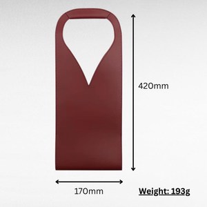 Porte-vin en cuir PU tendance avec poignée supérieure Chine - Product Image 2