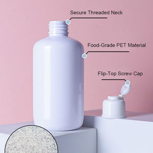ขวดพลาสติก PET สีขาว ขนาด 8 ออนซ์ ทรงบอสตัน ปากขวดขนาด 24-410 - Product Image 2