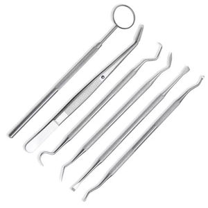 Hot Sale Dental Tool Set Removal Plaque Tool Tongue Scraper Stainless Steel Oral Hygiene Care Kit by Blush surgical - Product Image 6